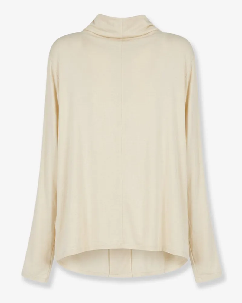 Totême Cowl Neck viscose shirt -  - gender_Woman White
