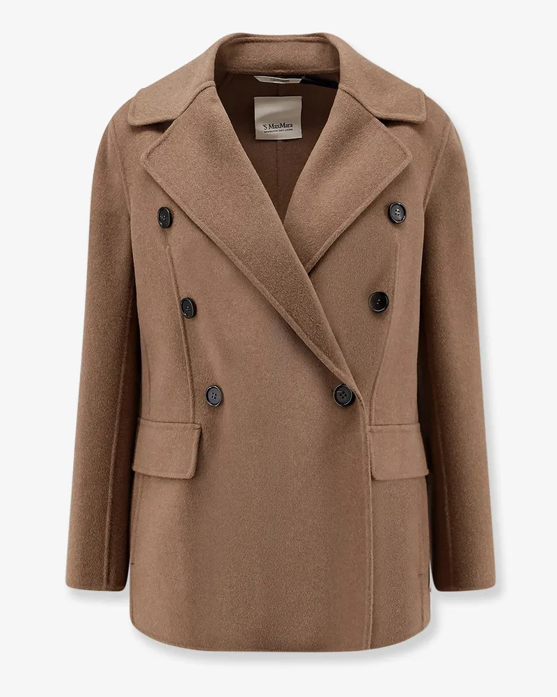 Max Mara Smmrita virgin wool peacoat -  - gender_Woman Brown