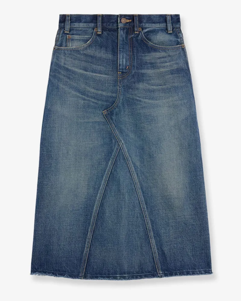 Celine Denim midi skirt -  - gender_Woman Blue