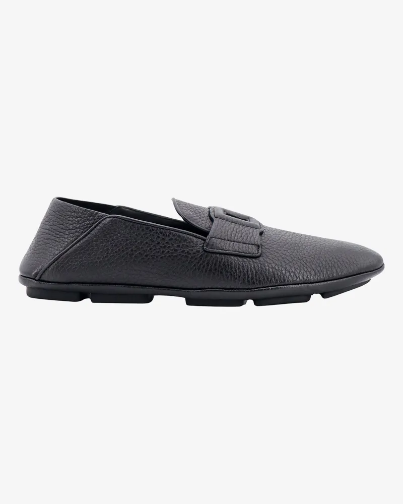 Dolce & Gabbana Deerskin driver loafer -  - gender_Man Black