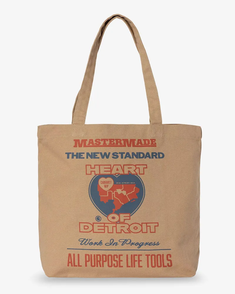 Carhartt WIP Canvas Graphic Tote bag -  - gender_Man Beige