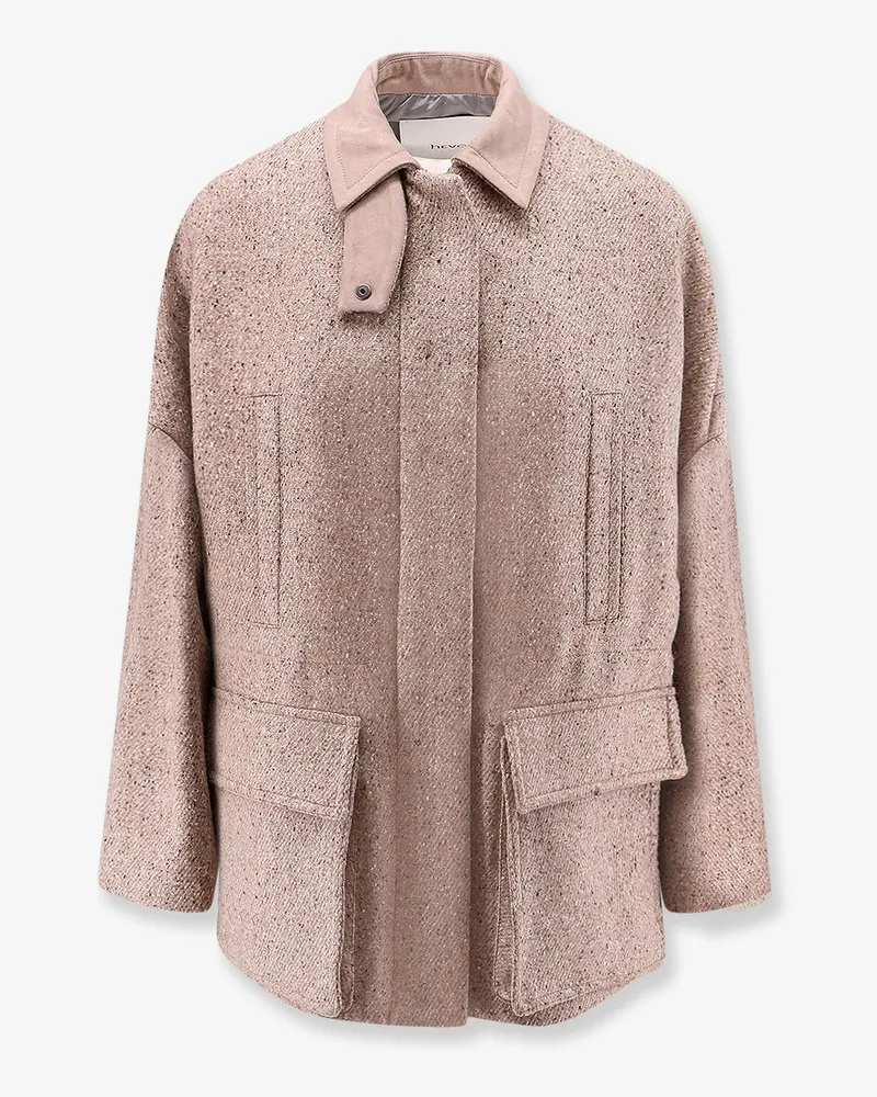 Hevò Casteldelmonte wool blend coat -  - gender_Woman Beige