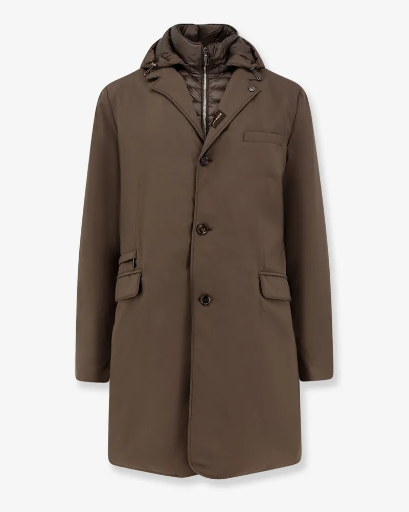MOORER Redon-Skt padded nylon coat -  - gender_Man Brown