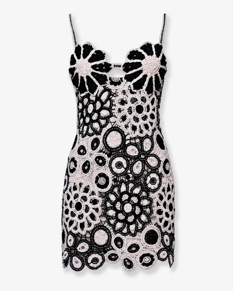 Pat Bo Crochet mini dress -  - gender_Woman Black