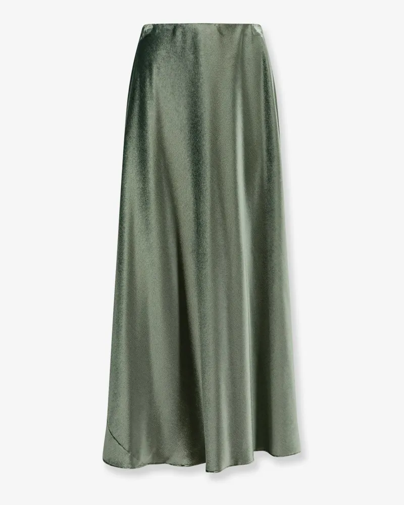 Alberta Ferretti Velvet midi skirt -  - gender_Woman Green