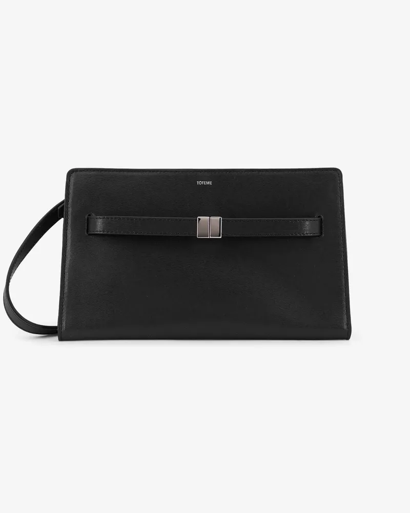 Totême Belted leather crossbody bag -  - gender_Woman Black