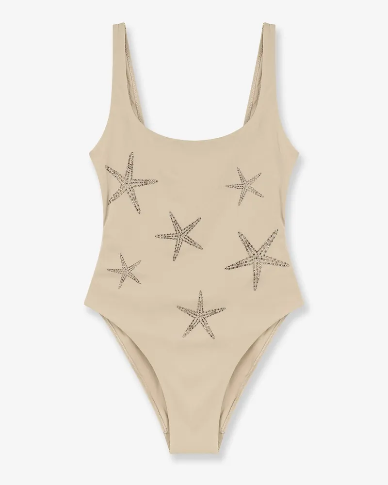 MC2 Saint Barth Lora nylon swimsuit -  - gender_Woman Beige