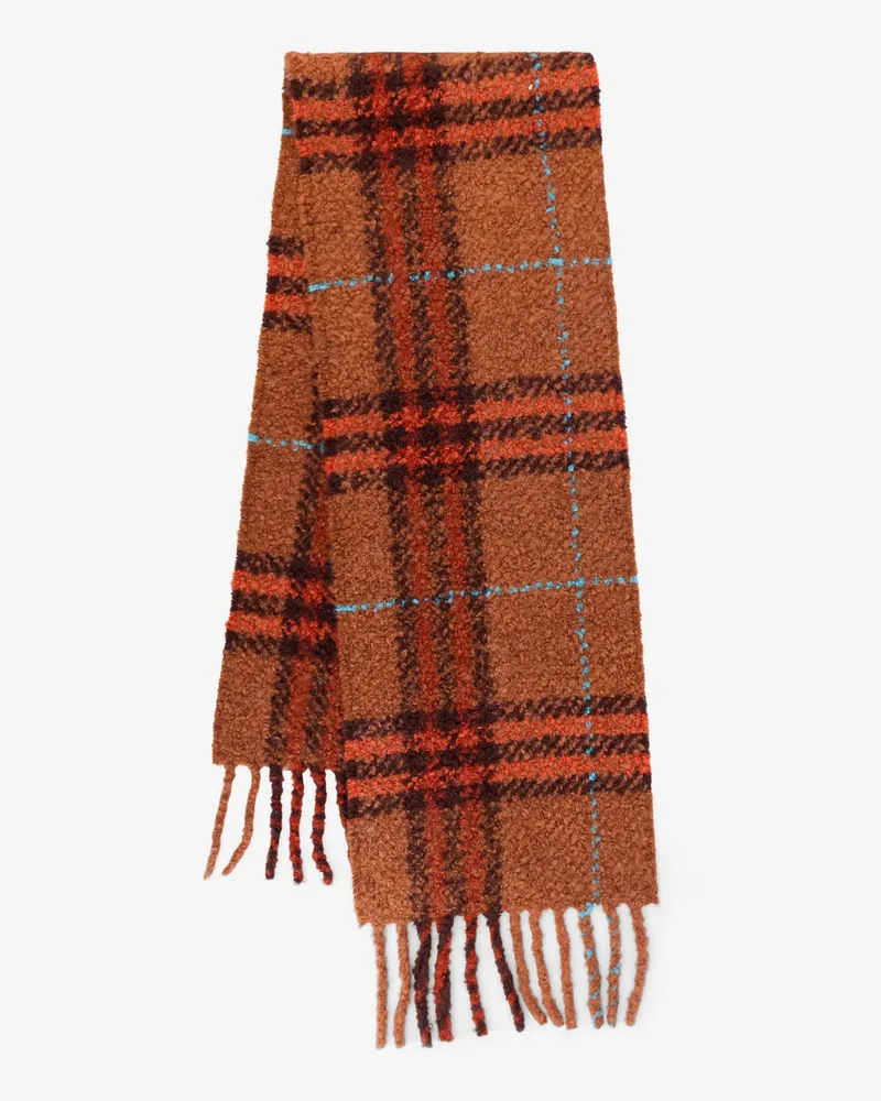 Burberry Wool blend and alpaca bouclé scarf -  - gender_Woman Brown