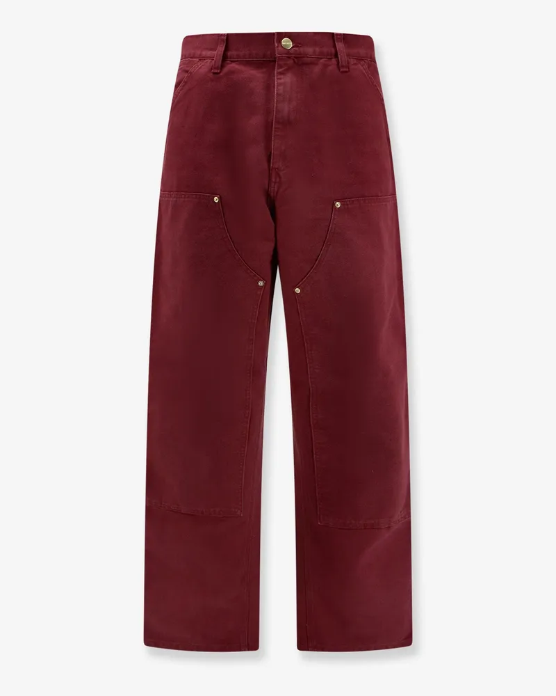 Carhartt WIP Organic cotton trouser -  - gender_Man Red