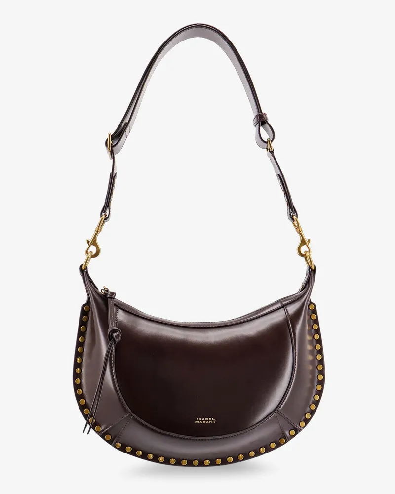 Isabel Marant Naoko leather crossbody bag -  - gender_Woman Brown