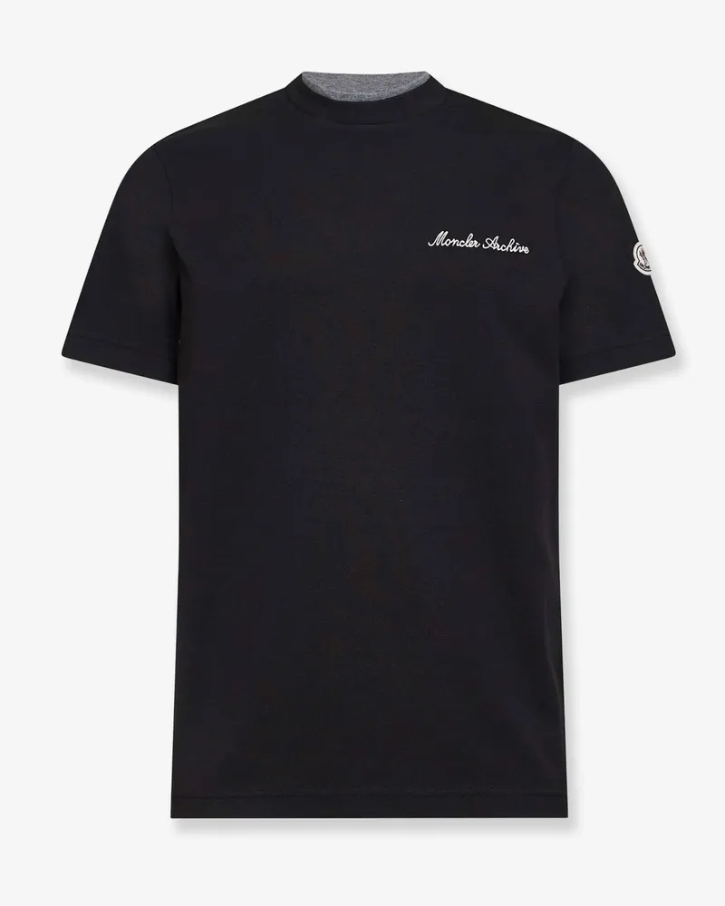 Moncler Organic cotton t-shirt -  - gender_Man Black