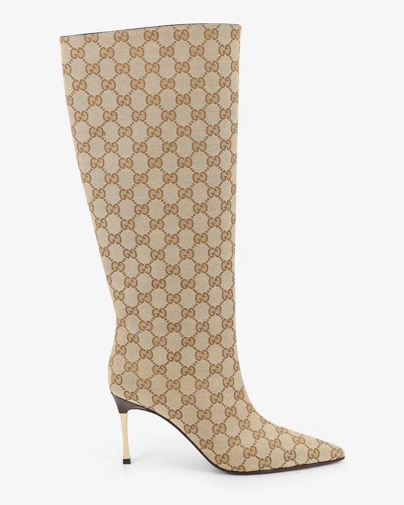 Gucci Bombshell GG Fabric boots -  - gender_Woman Beige