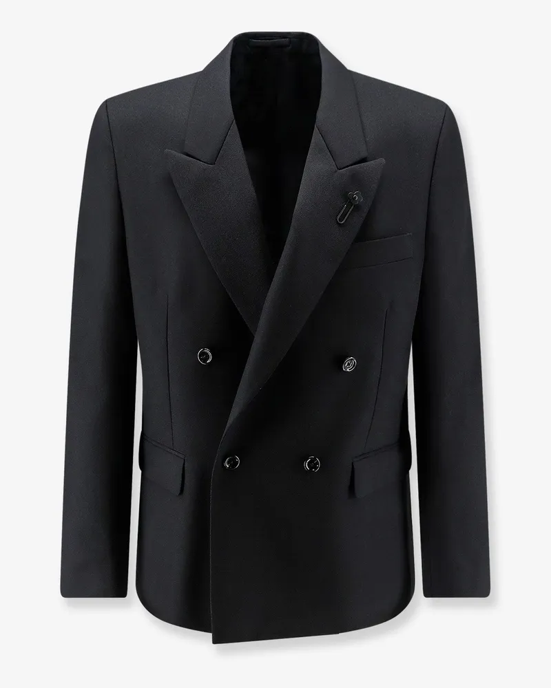 LARDINI Virgin wool blazer -  - gender_Man Black