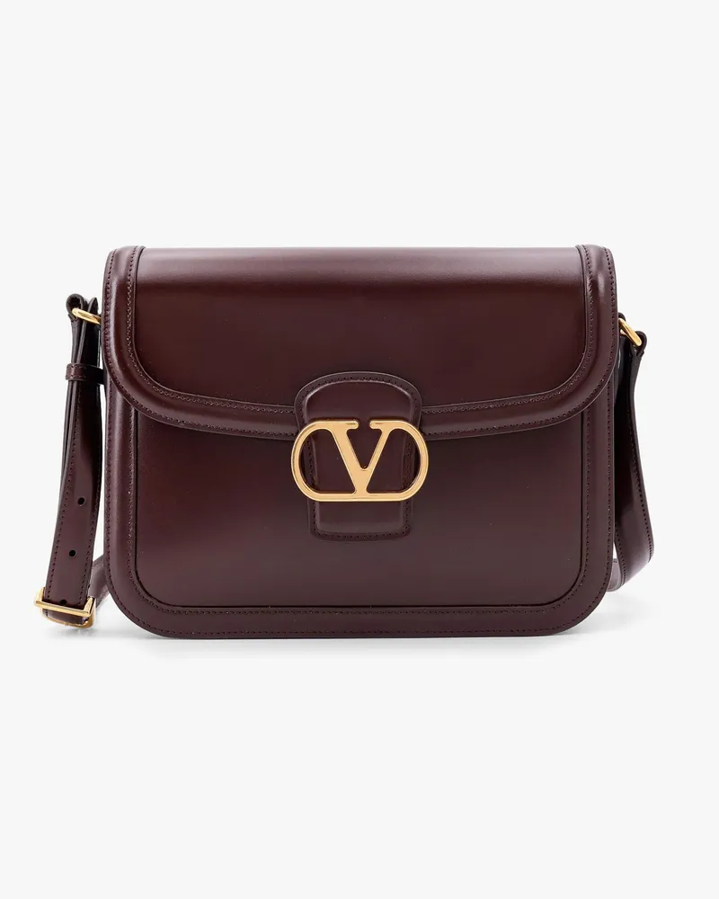 Valentino Garavani 9TO5 leather shoulder bag - VALENTINO GARAVANI - gender_Woman Brown