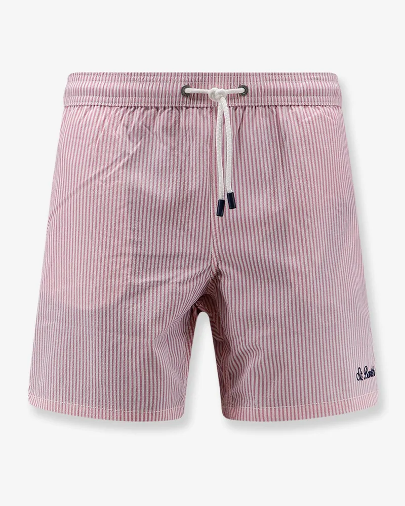 MC2 Saint Barth Patmos swim trunks with striped motif -  - gender_Man Pink