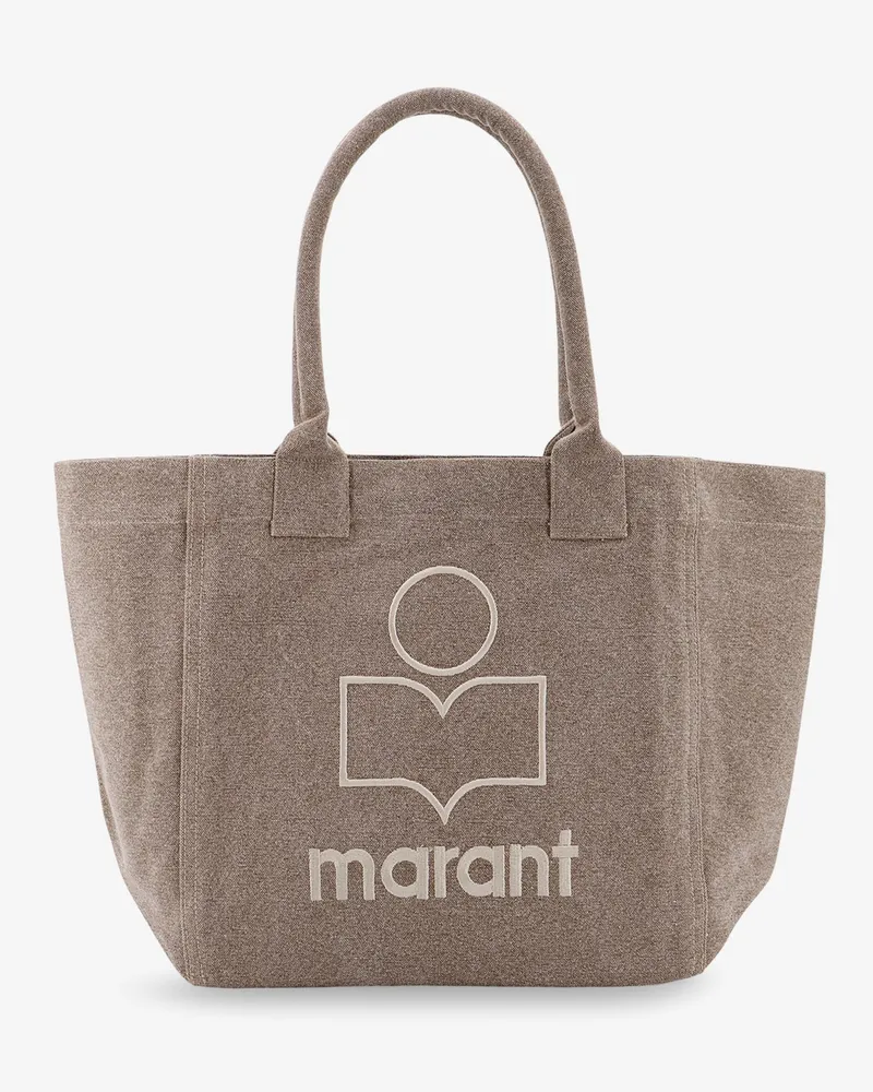 Isabel Marant Small Yenky cotton shoulder bag -  - gender_Woman Beige
