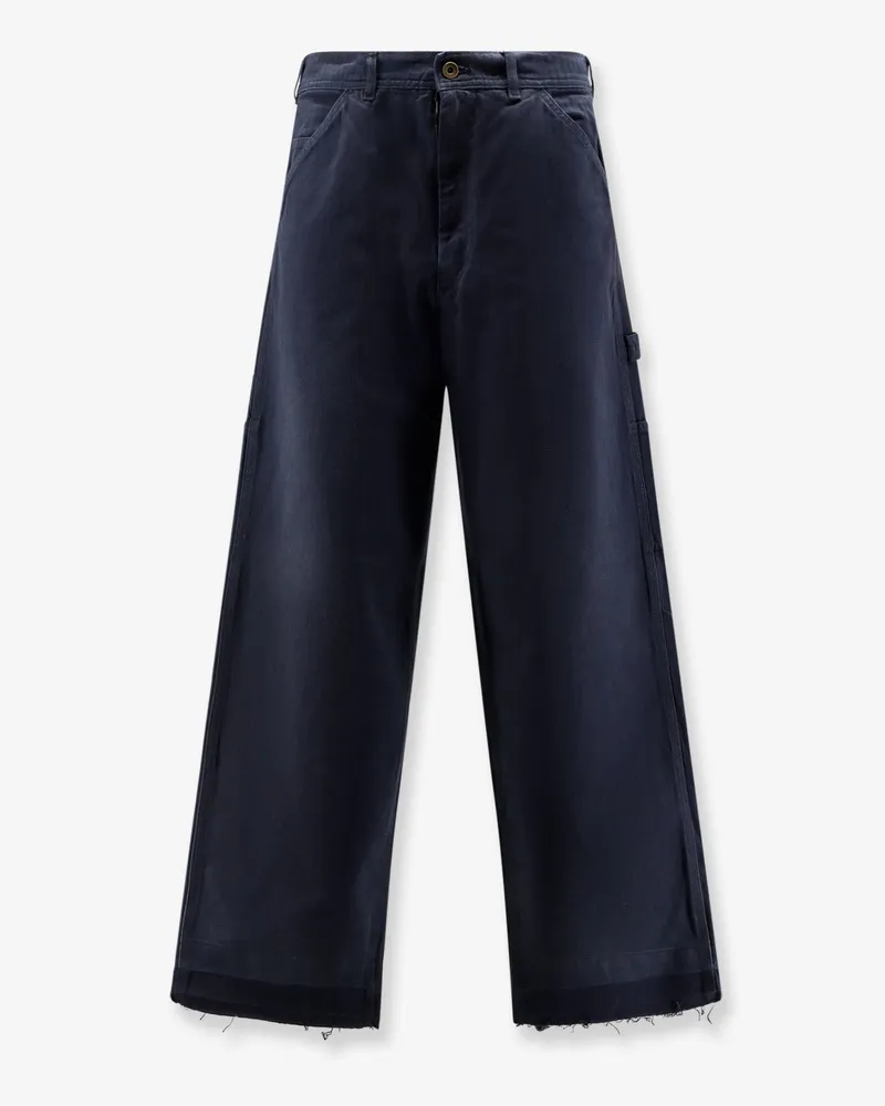 Maison Margiela Cotton trousers -  - gender_Man Blue