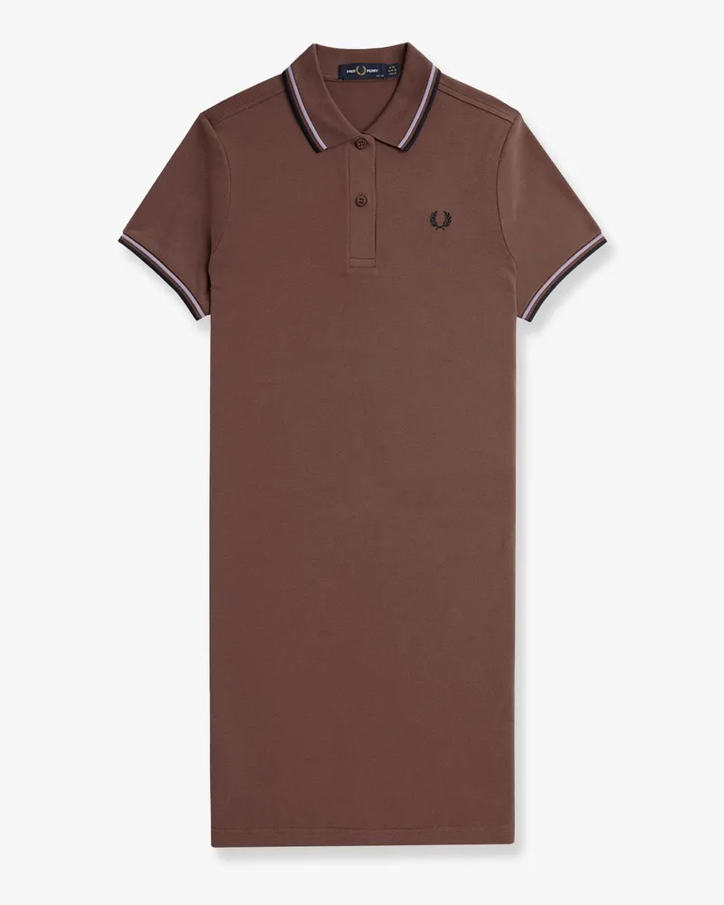 Fred Perry Stretch cotton polo dress with contrasting profiles -  - gender_Woman 