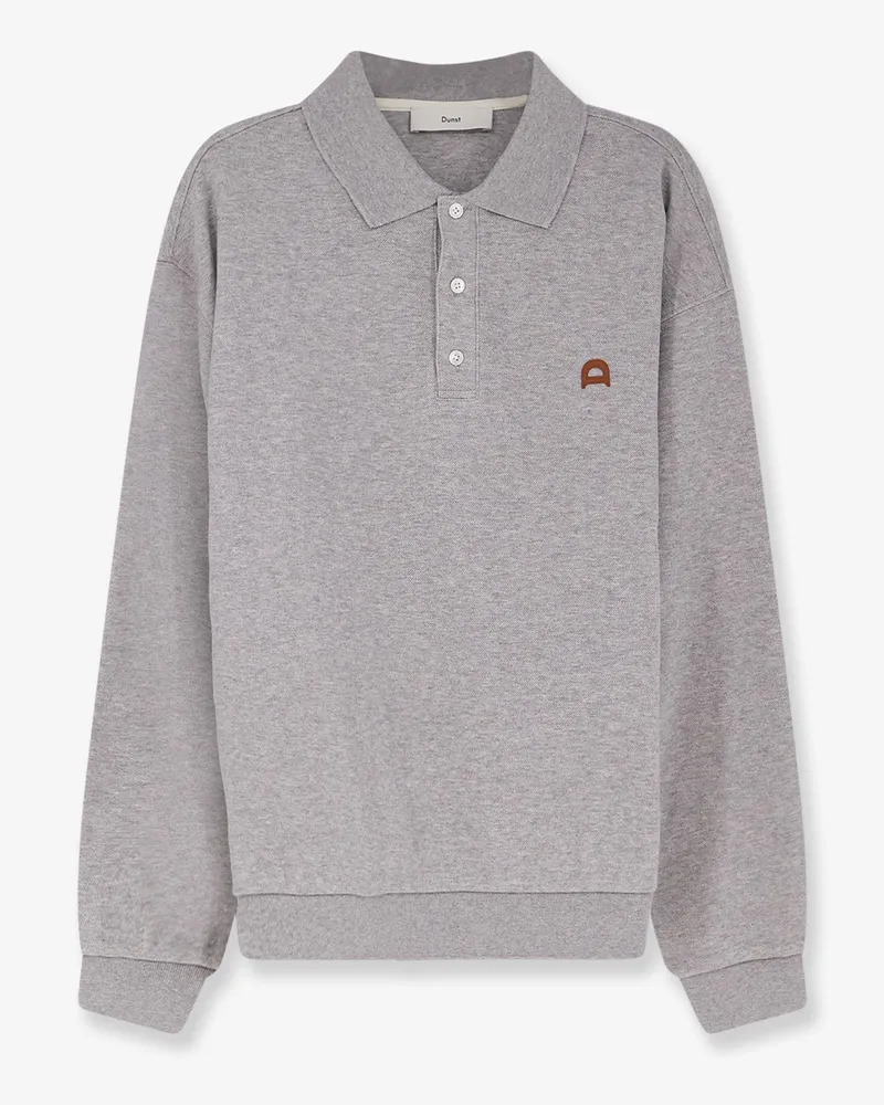Dunst Polo Shirt with Logo patch -  - gender_Man Grey