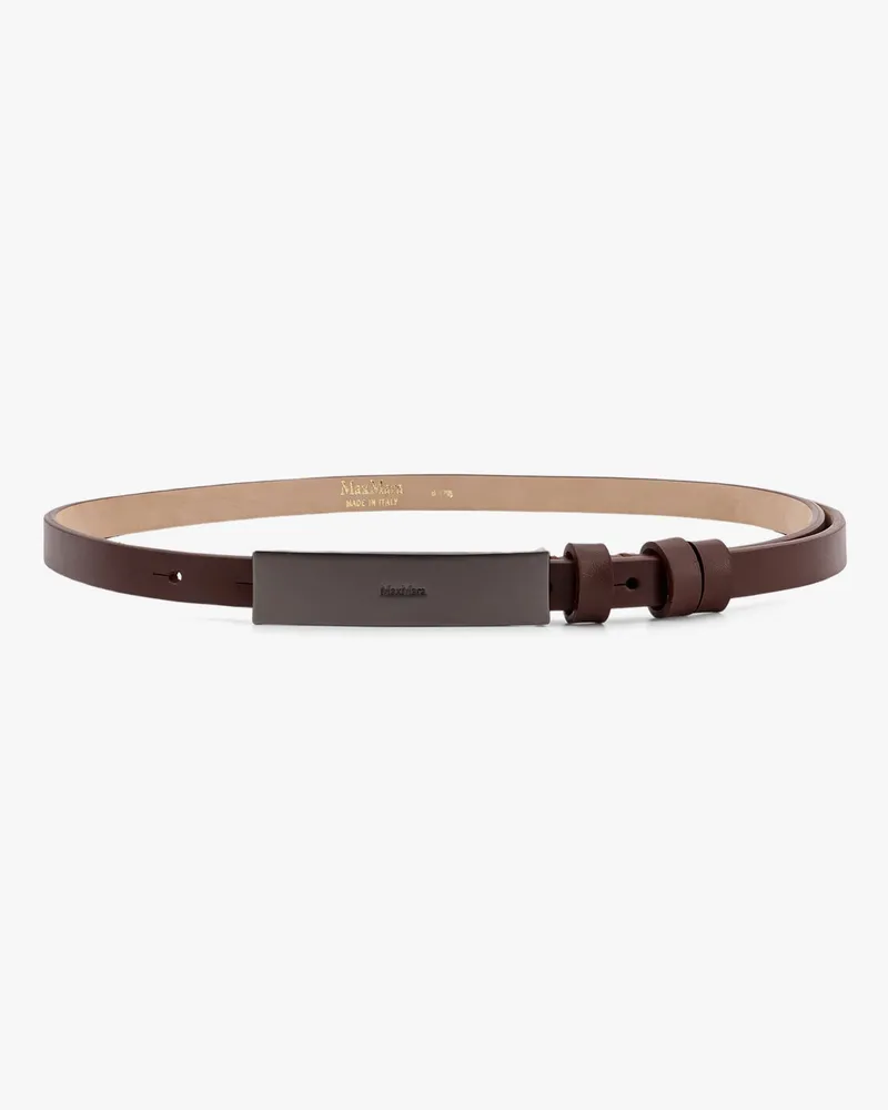 Max Mara New plate 15  sfilata leather belt - MAX MARA - gender_Woman 