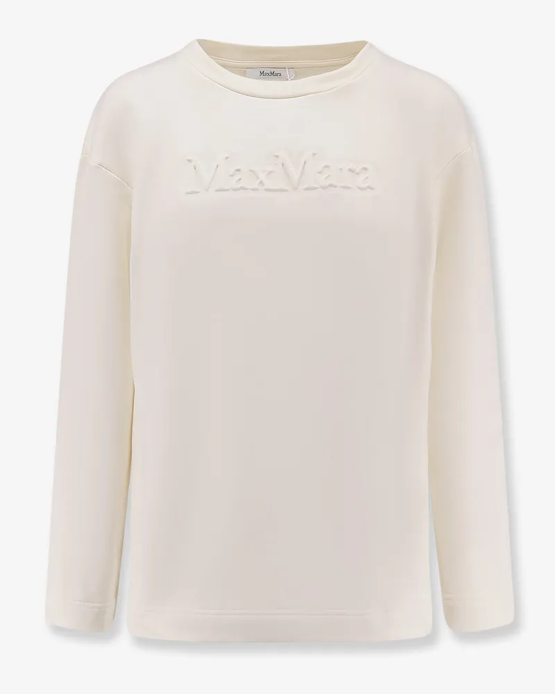 Max Mara Berma cotton and silk sweatshirt -  - gender_Woman White