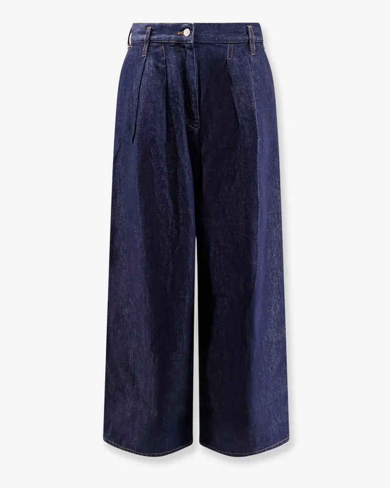 Dries van Noten Pamplona cotton jeans -  - gender_Woman Blue