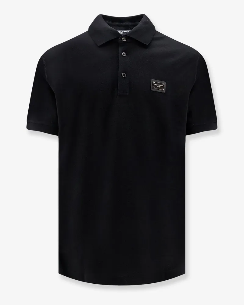 Dolce & Gabbana Cotton polo shirt -  - gender_Man Black