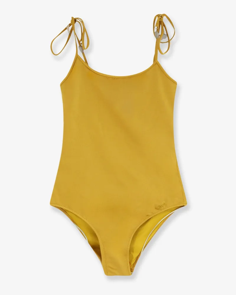 Chloé Knotted one-piece swimsuit -  - gender_Woman Yellow