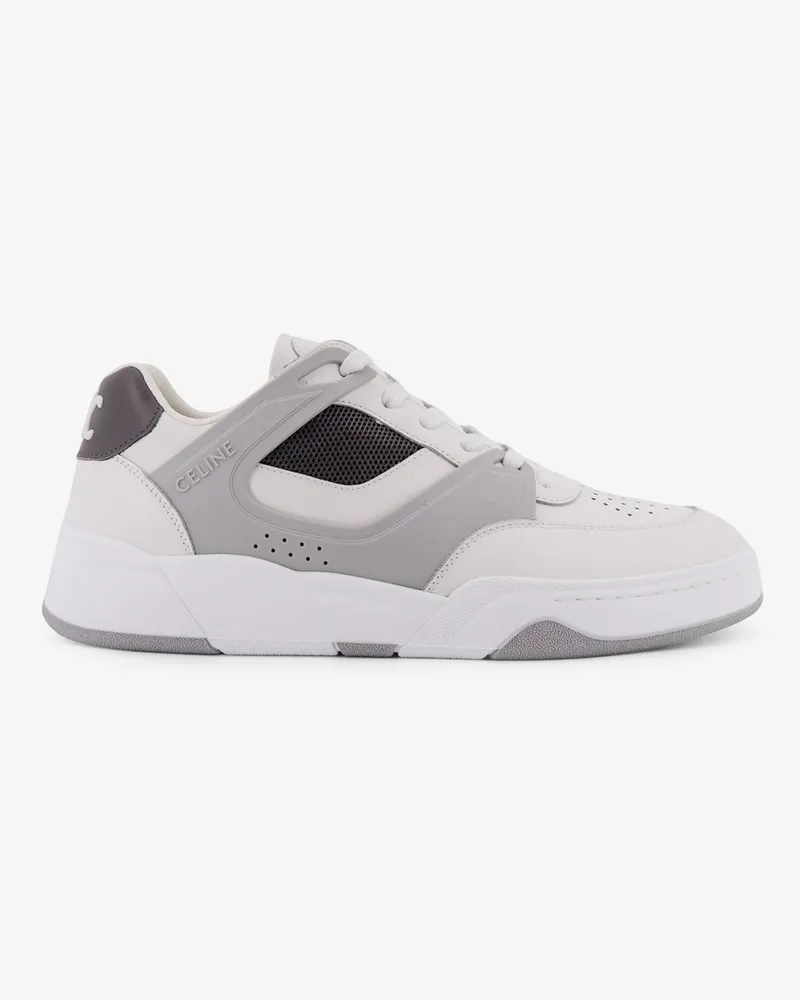 Celine CT-09 Trainer low-top leather sneakers with mesh inserts -  - gender_Man White