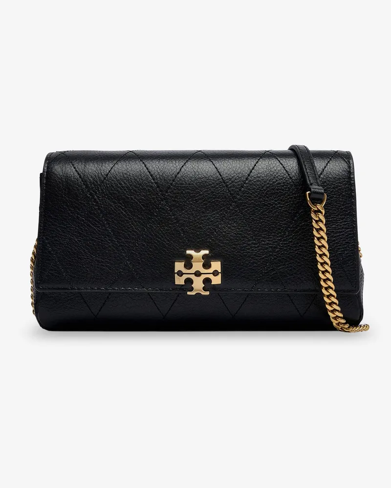 Tory Burch Charlie Quilted Chain Wallet leather crossbody bag -  - gender_Woman Black