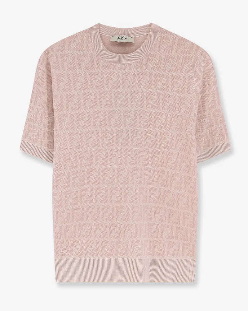 Fendi FF wool and silk sweater -  - gender_Woman Pink