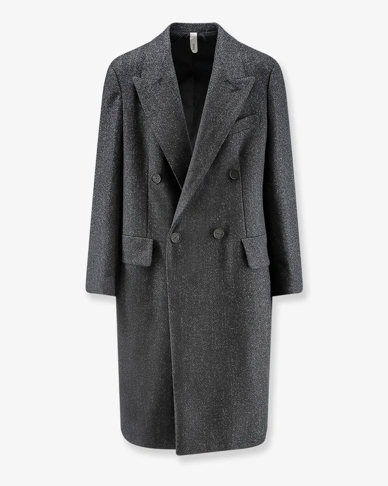 Hevò Martina Franca wool blend coat -  - gender_Man Grey