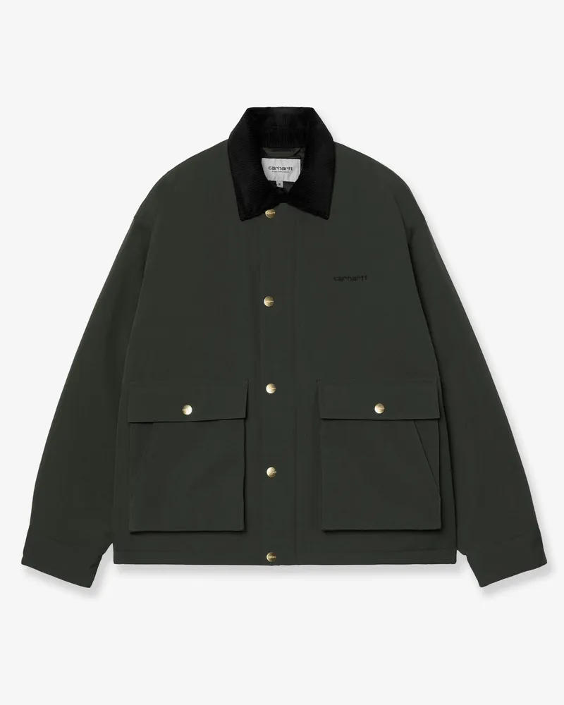 Carhartt WIP Quentin nylon jacket with embroidered logo on the front -  - gender_Man Green