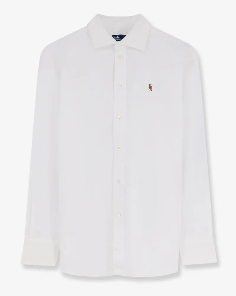 Ralph Lauren Cotton shirt with logo on the front -  - gender_Woman White