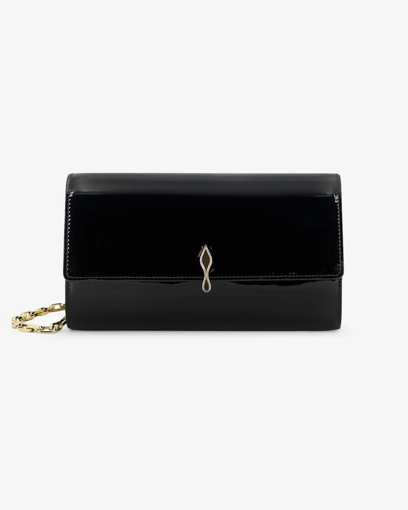 Christian Louboutin Bettina leather crossbody bag/wallet -  - gender_Woman Black