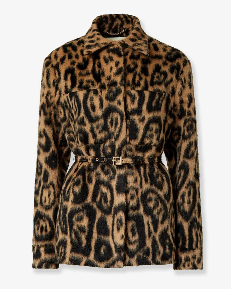 Fendi Leo wool Go-To Jacket - FENDI - gender_Woman Animal