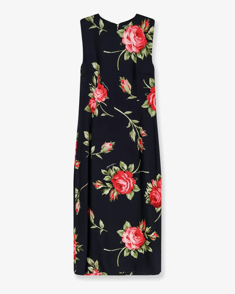 Dolce & Gabbana Viscose dress with iconic print -  - gender_Woman Black