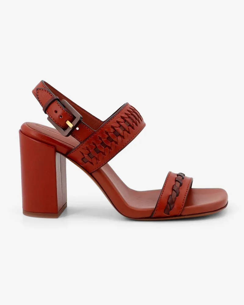 Zimmermann Alchemy 85 Leather Sandals -  - gender_Woman Brown