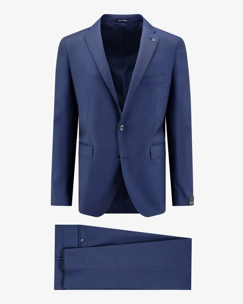 Tagliatore Virgin wool suit -  - gender_Man Blue
