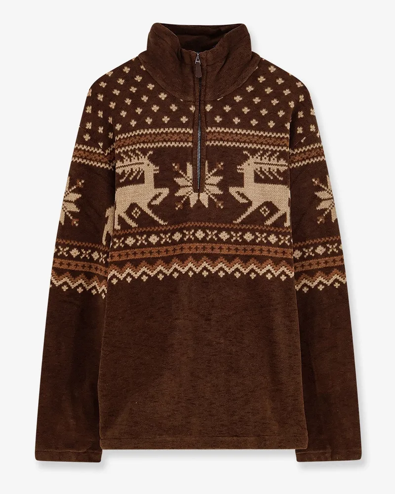 Ralph Lauren Fleece fabric sweater -  - gender_Man Brown