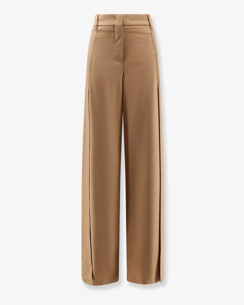 Semicouture Virgin wool blend trousers -  - gender_Woman Beige