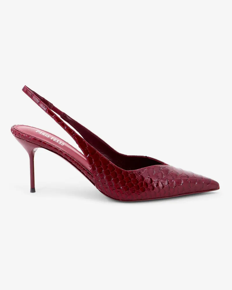 Paris Texas Lidia 70 pumps with python print -  - gender_Woman Red