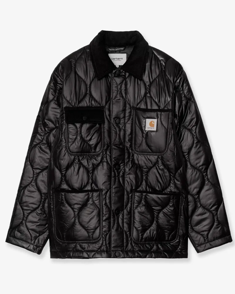 Carhartt WIP Oscar Chore Liner quilted nylon jacket -  - gender_Man Black