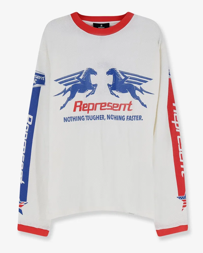 REPRESENT Pegasus cotton T-shirt -  - gender_Man White