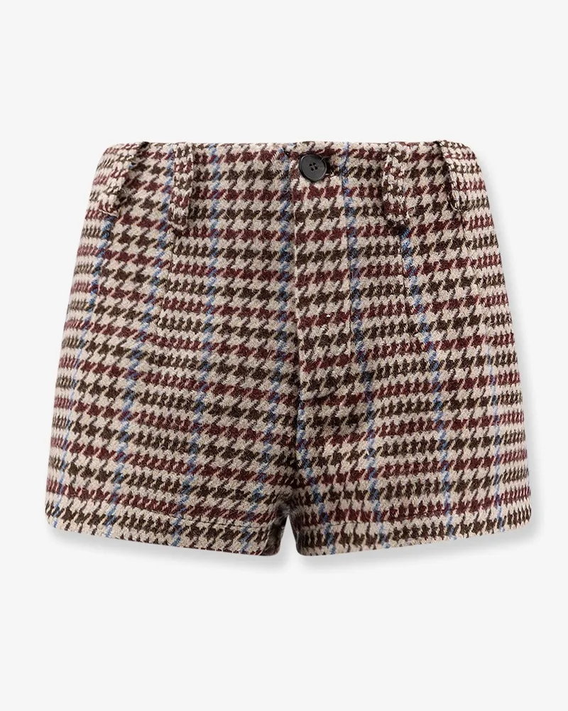 ACTUALEE Tartan shorts -  - gender_Woman Brown