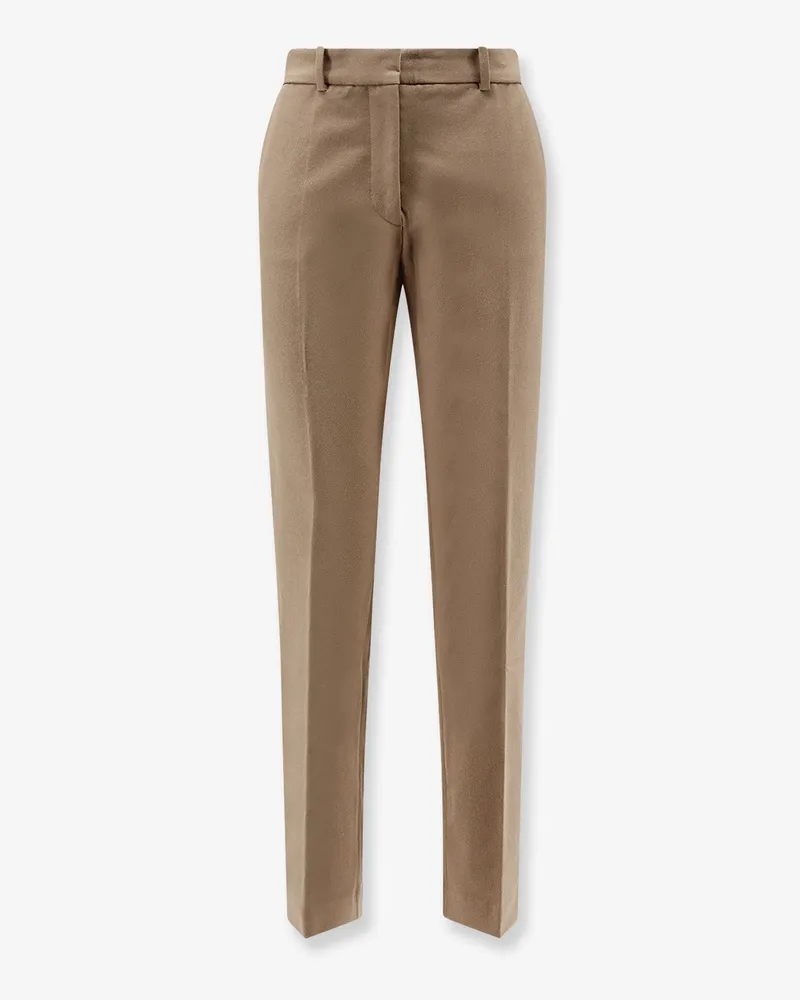 Joseph Viscose and stretch cotton trousers -  - gender_Woman Beige
