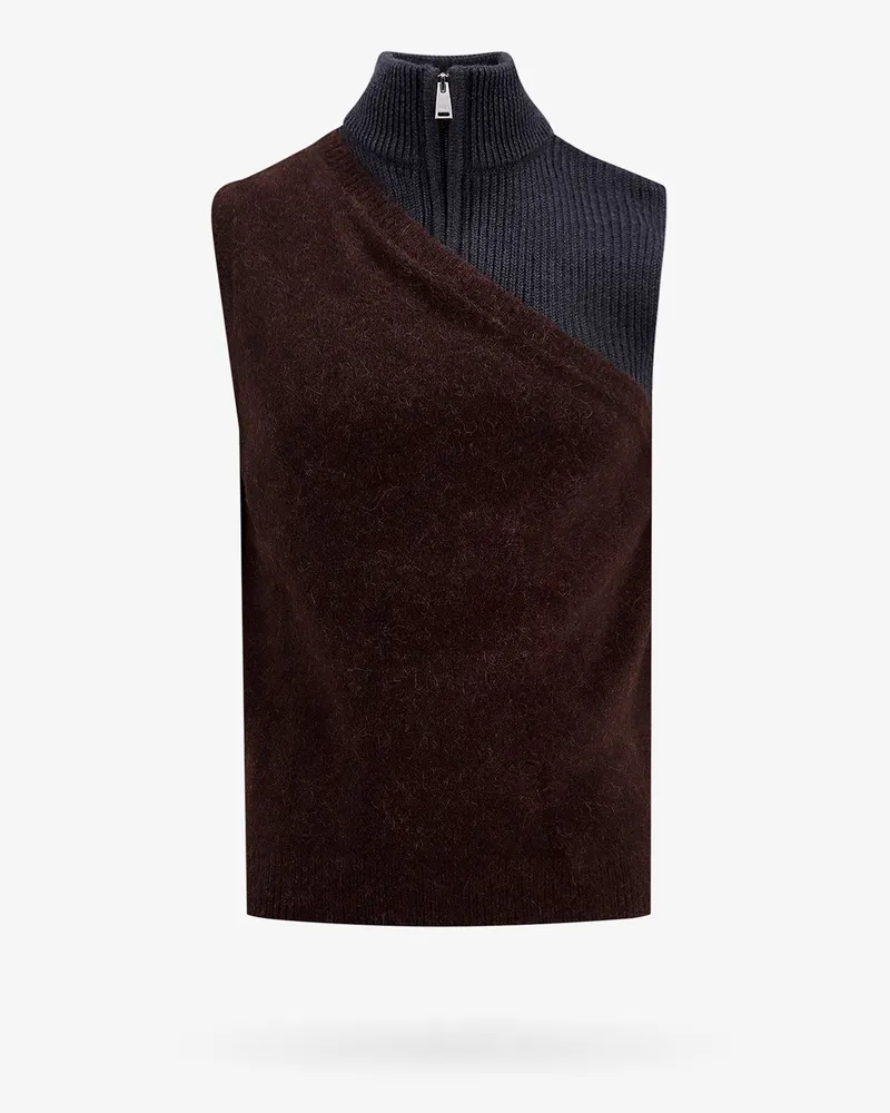 Fendi Alpaca and wool vest -  - gender_Man Multicolor