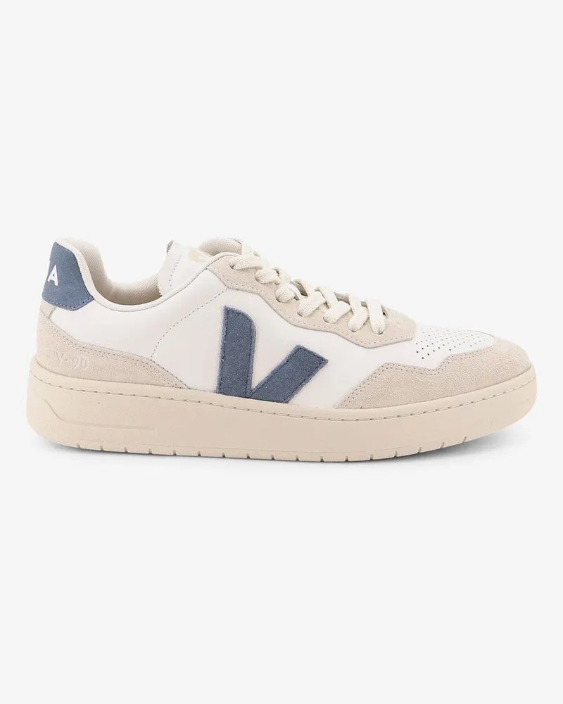 VEJA V-90 Organic leather sneakers -  - gender_Man White