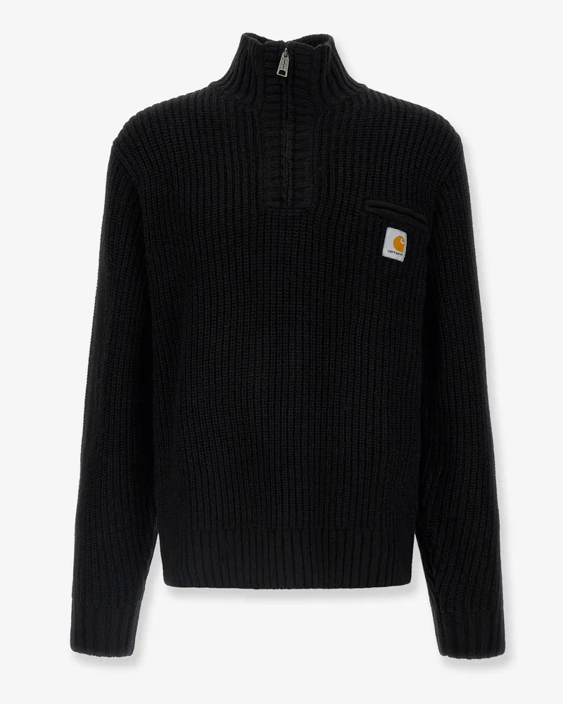 Carhartt WIP Detroit Half Zip acrylic blend sweater -  - gender_Man Black