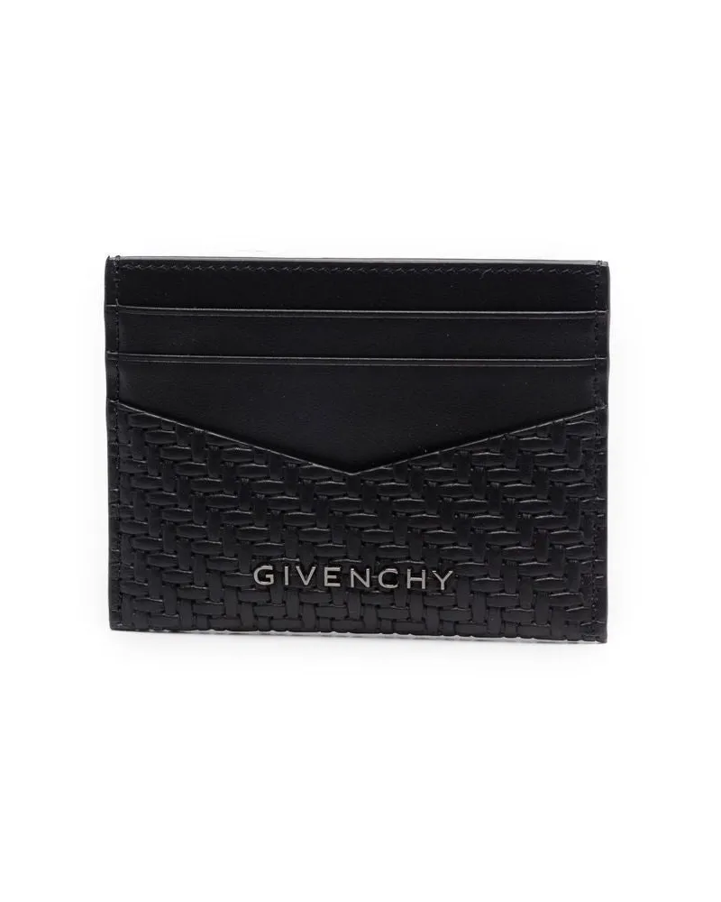 Givenchy logo-plaque detail card holder -  - gender_Man Black